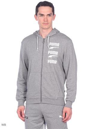 Толстовка puma rebel bold fz hoody tr ( оригинал )4 фото