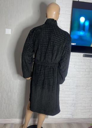 Чоловічий плюшевий халат george, m-l2 фото