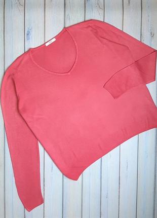 💥1+1=3 базовий жіночий рожевий светр marks&spencer, розмір 52 — 54