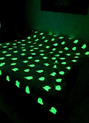 Плед що свiтиться в темрявi свiтлячок плед покривало 200×220 люмінафор