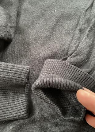 Базовый чёрный удлинённый свитер,bonprix,p.16-207 фото