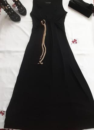 Длинное черное платье tsm tchibo1 фото