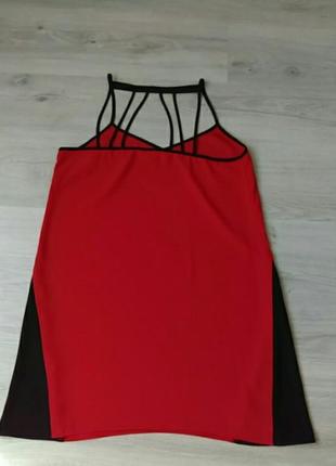 Красное платье с красивой спиной2 фото