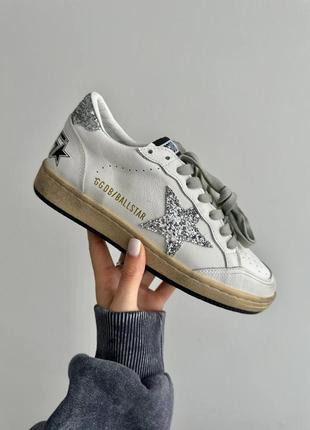 👟 кеди golden goose 🌟 ggdb ballstar silver premium/ наложка bs👟