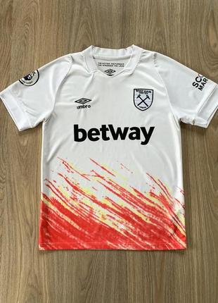 Чоловіча спортивна футболка джерсі з принтом umbro west ham united