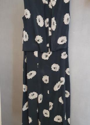 Стильное шелковое платье max mara, 100% шелк, оригинал (marc cain,helmut,escada)4 фото