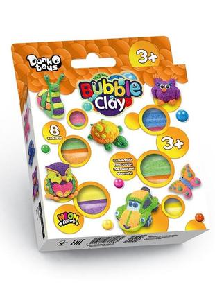 Креативное творчество "bubble clay" 8 цветовукр (20)