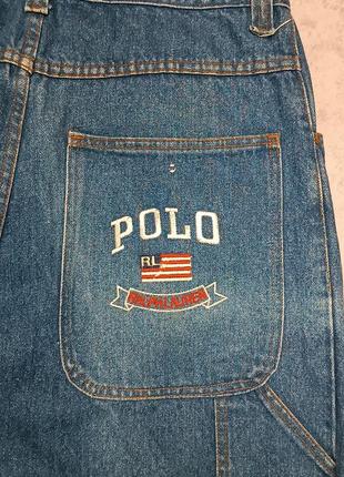 Винтажные джинсы polo ralph lauren baggy jeans y2k,sk83 фото