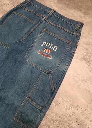 Винтажные джинсы polo ralph lauren baggy jeans y2k,sk82 фото