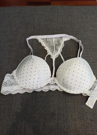 Миленький бюстик в горошок з пуш апом