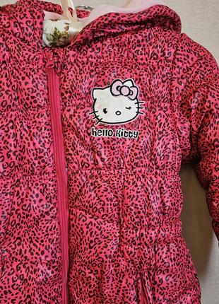 Пальто для дівчинкі hello kitty3 фото