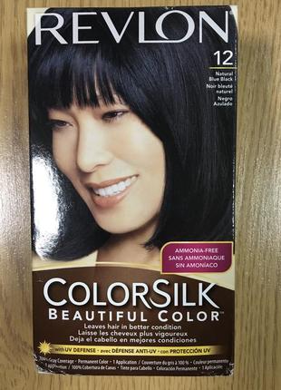 Фарба для волосся revlon, 12 ( natural blue black ).1 фото