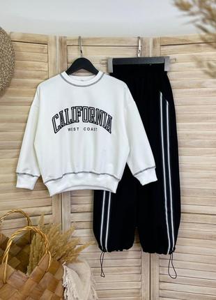 Комплект двійка california (світшот+палаццо)