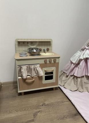 Дитяча деревʼяна кухня zara home kids3 фото