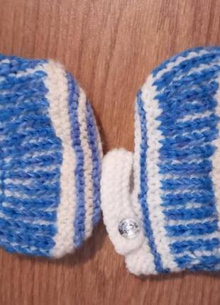 Теплі в'язані пінетки