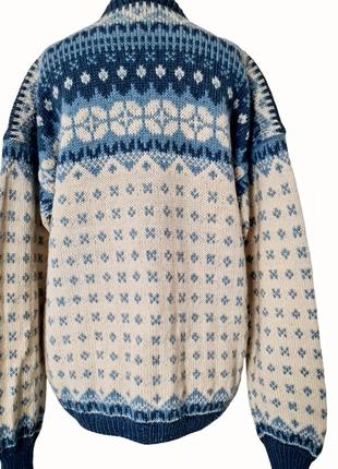 Супер классный стильный красивый шерстяной шерстяной шерстяной винтажный кардиган свитер ручная работа ретро винтаж шерсть6 фото