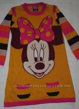 Тепле плаття в'язане мінні маус дісней, 2-3 роки, 92-98 див. disney george.