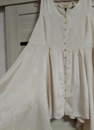 Туника платье сарафан вискоза с кружевом8 фото