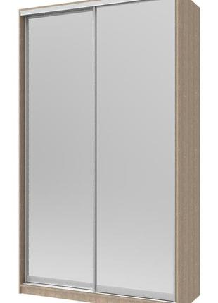 Шафа купе doros сіті 24 дуб cонома 2 дзеркала 140х60х240 (42002073)