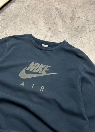 Vintage nike air center logo, винтажный свитшот nike с лого по центру4 фото