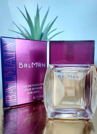 Balmain balman pour homme for men миниатюра 5мл4 фото