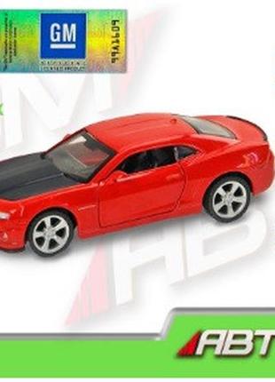 Машина метал 4346 (96 шт.) "автопром",1:43 chevrolet camaro ss, відкр.двері, у кор. 14,5*6,5*7 см