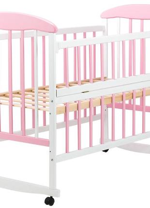 Ліжко наталка обро відкидний бік вільха біло-рожева