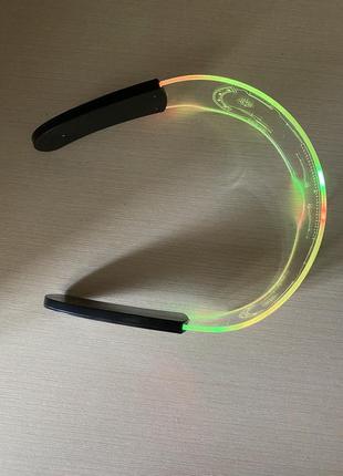 Декоративні окуляри з лед підсвіткою і візерунком на батарейках