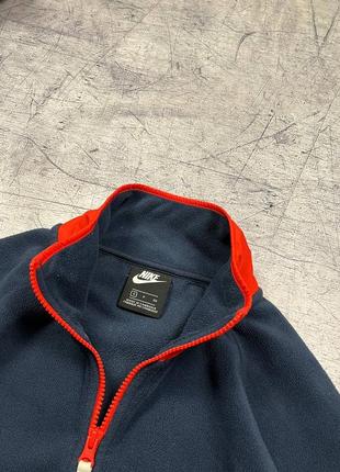 Nike nsw fleece nylon pocket, флиска от nike с нейлоновым карманом6 фото