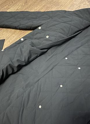 Пальто демисезонное новое черное на запах2 фото