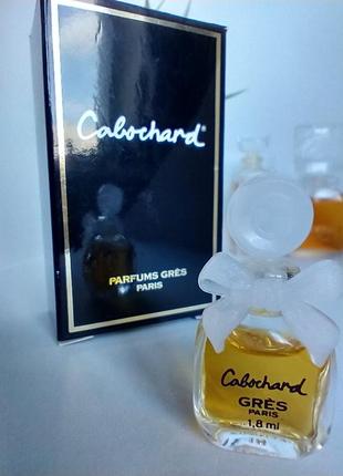 Cabochard gres винтажная миниатюра parfum/чистые духи, 1.8 мл