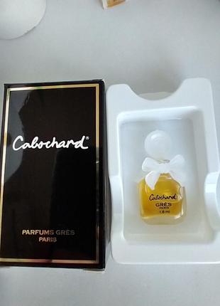 Cabochard gres винтажная миниатюра parfum/чистые духи, 1.8 мл