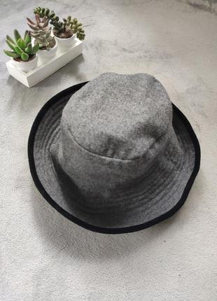 Классная стильная шапка панама шерстяная от liz claiborne