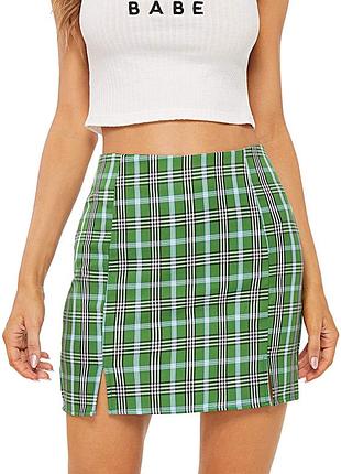 Юбочка в клетку shein xs