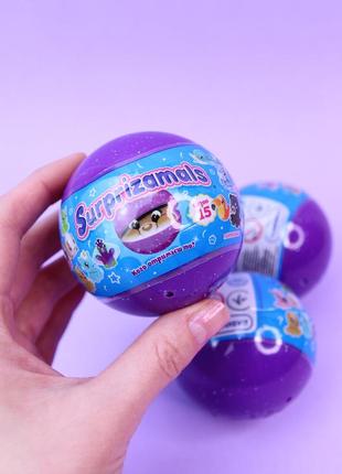 Мягкая игрушка антистресс surprizamals милые зверюшки, сюрприз в шаре