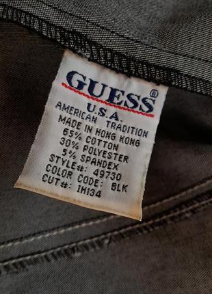 ✅силуэтное платье сарафан деним джинс коттон вышивка guess8 фото