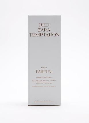 Парфюмированная вода женская zara red temptation 30,80ml edp