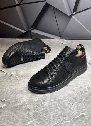 Кросівки шкіряні чоловічі billionaire snake! брендове чоловіче взуття хіт! натуральна шкіра! весна хіт!