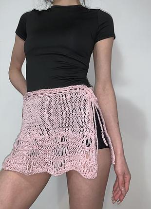 Юбка-сеточка ручной работы