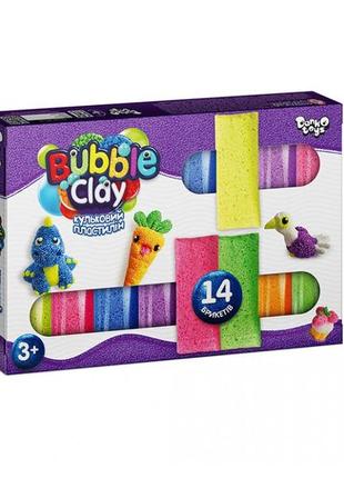 Креативное творчество "bubble clay" 14 шт укр (12)