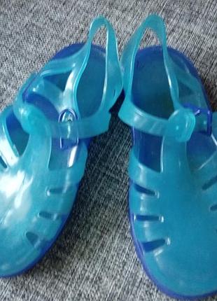 Босоножки сандалии мыльницы аквашузы желейки uk 7 eur 24