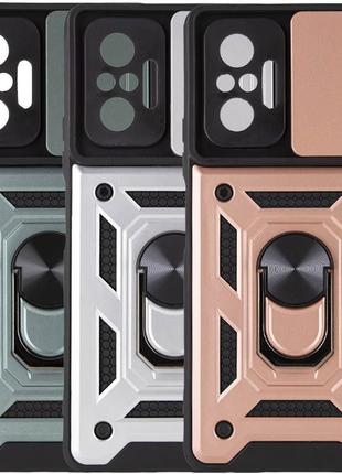 Ударостійкий чохол camshield serge ring для xiaomi redmi note 10 pro / 10 pro max