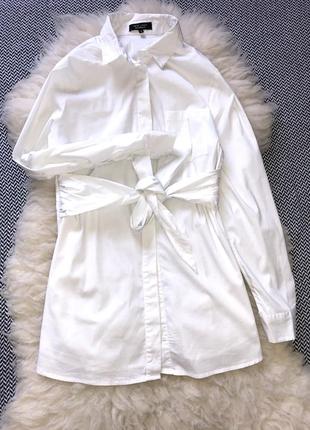 Удлиненная рубашка беременных бант натуральная хлопковая хлопок6 фото