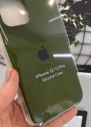 Чохол silicone case з мікрофіброю для iphone 12 pro,силіконовий чохол з мікрофіброю для айфон 12 про3 фото