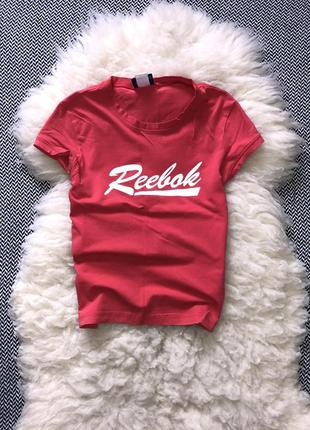 Оригинальная натуральная футболка reebok оригинал логотип винтаж