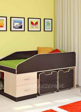 Детская двухъярусная кровать чердак дмо 69