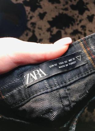 Брюки чиносы в клетку zara man7 фото