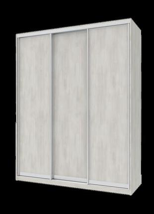 Шафа купе в спальню передпокій сіті лайт біле дерево 180х60х225 для одягу гардероб для спальні шафи