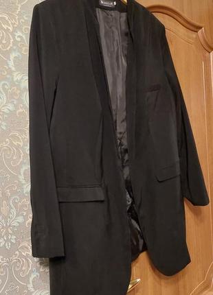 Удлиненный пиджак с подкладом5 фото