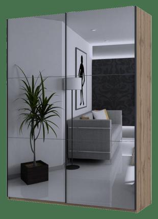 Шафа купе doros g-caiser тахо 2 дзеркала / 3 частини 180х60х240 (42005011)